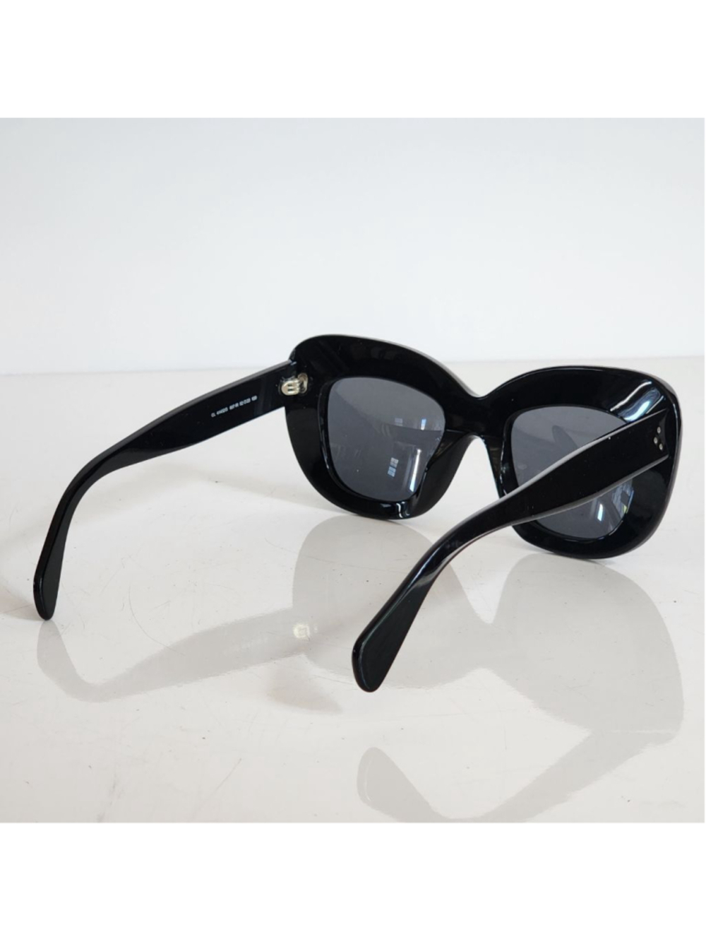 CELINE Black Oversized Square Sunglasses CL 41432/S 807 - Picture 5 of 10